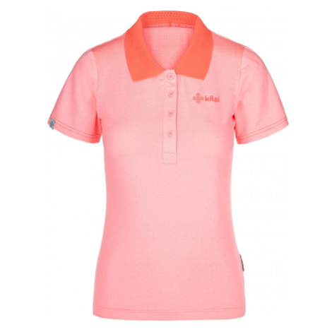 Women's polo shirt KILPI COLLAR-W light pink