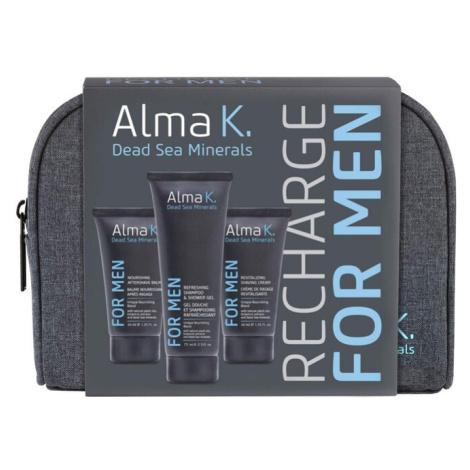 Alma K For Men kazeta, Shower Gel 75 ml + Shaving Cream 40 ml + After Shave Balm 40 ml