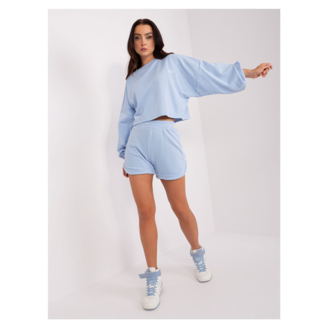 Light blue two-piece tracksuit