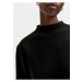 Čierny sveter so stojačikom Selected Femme Cali