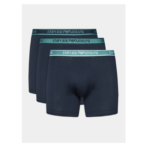 Emporio Armani Underwear Súprava 3 kusov boxeriek 111473 3F717 64135 Tmavomodrá