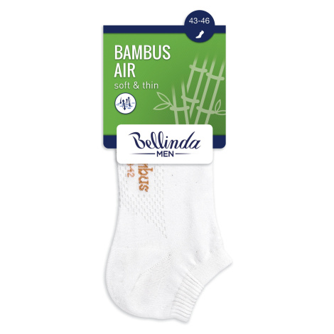 Bellinda BAMBUS AIR IN-SHOE SOCKS - Krátke pánske bambusové ponožky - čierna