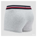 LACOSTE Iconic Cotton Stretch Boxers 3-Pack Red/ Melange Grey/ Navy