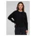 Women's cable knitted sweater black