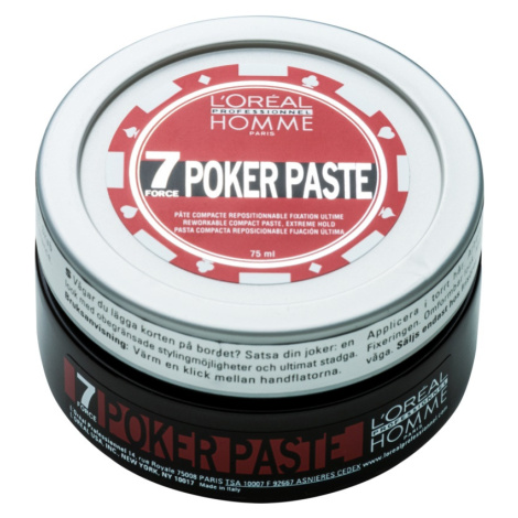 L’Oréal Professionnel Homme 7 Poker modelovacia pasta extra silné spevnenie