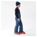 Detské lyžiarske nohavice FR900 s chrbtovým chráničom modré