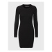 Vero Moda Úpletové šaty Kiki 10269253 Čierna Slim Fit