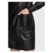 Remain Kožené šaty Hanna RM1824 Čierna Regular Fit