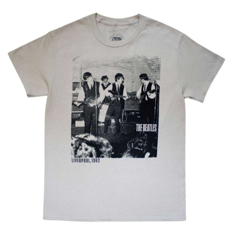 The Beatles Tričko The Cavern 1962 Unisex Silver Grey