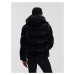 Karl Lagerfeld Zimná bunda  čierna / biela
