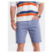 Ombre CHINO men's shorts - light blue