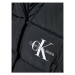 Calvin Klein Jeans Vatovaná bunda Archive IG0IG01618 Čierna Relaxed Fit