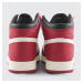 Červeno-biele dámske tenisky sneakers nad členky (XA069)