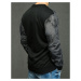 Men's sweatshirt without a hood dark gray BX4423