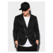 Ombre Clothing Men's casual blazer jacket M160 Black