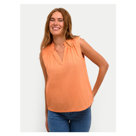 Kaffe Top Alice 10508545 Oranžová Regular Fit