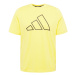ADIDAS PERFORMANCE Funkčné tričko 'Train Icons 3-Bar '  žltá / čierna