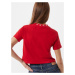 Calvin Klein Jeans Tričko  červená