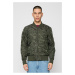 Tonal Camo Bomber Jacket Dark Olive