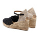 Geox Espadrilky D Gelsa Low D45NGB 000DS C9999 Čierna