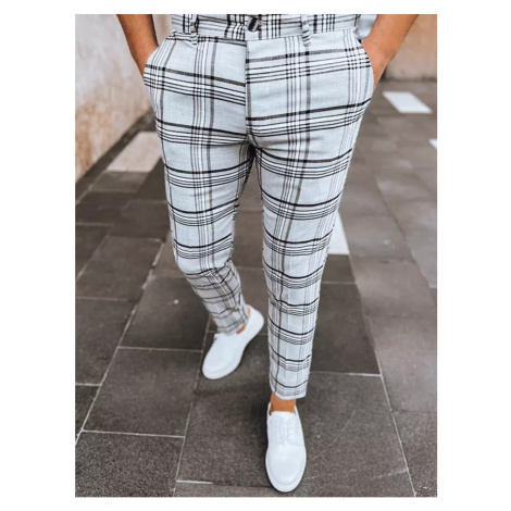 Light gray men's trousers Dstreet UX3755