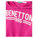 United Colors Of Benetton Mikina 3J68C203Q Ružová Regular Fit