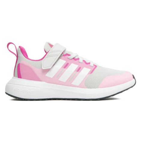 Adidas Sneakersy Fortarun 2.0 Cloudfoam Sport Running Elastic Lace Top Strap Shoes HR0290 Sivá