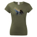 Dámské tričko Vlk - tričko pre milovníkov zvierat