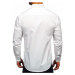 Biela pánska košeľa s dlhými rukávmi BOLF 5746-A