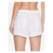 BDG Urban Outfitters Bavlnené šortky BDG LINEN 5 POCKET SHORT 76475557 Biela Fitted Fit