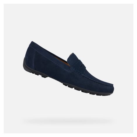 Dark blue men's moccasins Geox Kosmopolis + Grip - Men's