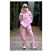 Madmext Pale Pink Women's Hooded Tracksuit