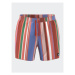 Adidas Plavecké šortky Striped Swim Shorts IA7753 Oranžová Regular Fit