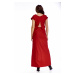 Červené spoločenské maxi šaty