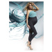 Bas Bleu NADIA maternity leggings with high waist and denim fabric
