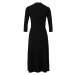 Dorothy Perkins Petite Pletené šaty  čierna