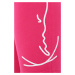 Šortky Karl Kani KW2210371-pink, dámske, ružová farba, s nášivkou, vysoký pás
