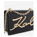 Kabelka Karl Lagerfeld K/Signature Sm Shoulderbag Black/Gold