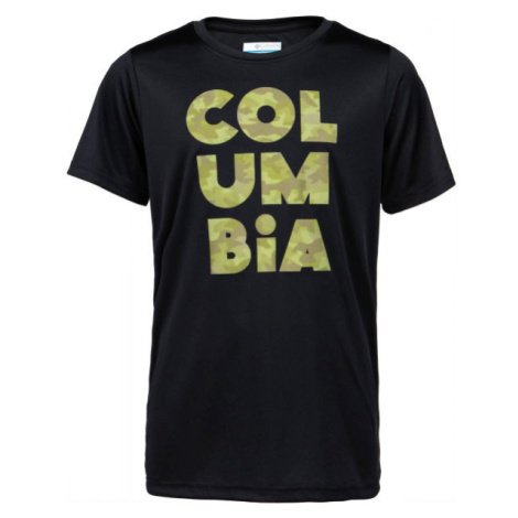 Columbia GRIZZLY GROVE SHORT SLEEVE GRAPHIC TEE Detské tričko, čierna, veľkosť