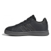 Juniorská rekreačná obuv ADIDAS Grand Court Camouflage carbon grey four core black