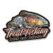 4anglersdesign samolepka 51 trout fishing