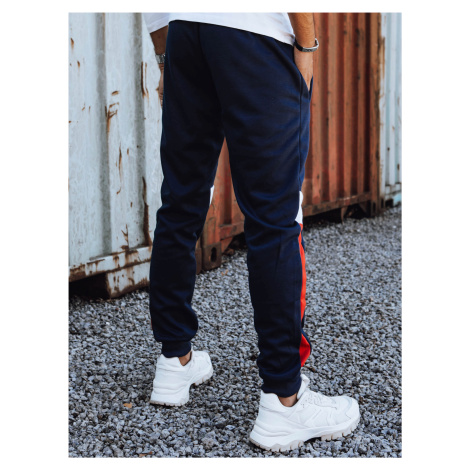 Men's sweatpants navy blue Dstreet