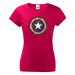 Dámské tričko s potlačou Kapitán Amerika - tričko pre fanúšikov Marvel