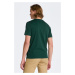 TRIČKO GANT MD. GANT SS T-SHIRT TARTAN GREEN