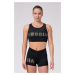 NEBBIA Gold Mesh mini top