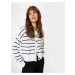 Koton Round Neck Button-Up Cardigan Long Sleeve Cotton Blend