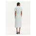 Calvin Klein Košeľové šaty K20K206657 Zelená Regular Fit