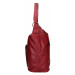 Dámska kožená kabelka Lagen Dana - červená