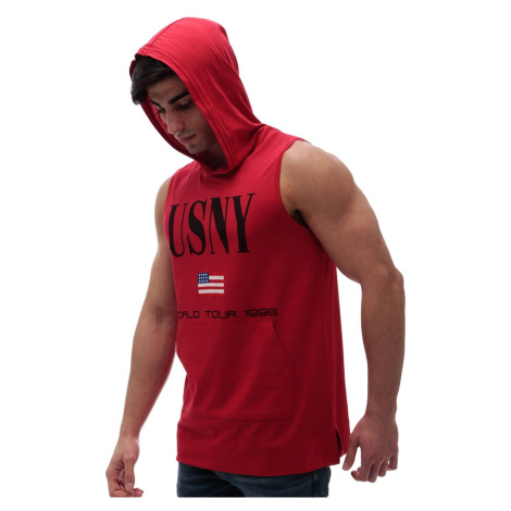 Madmext Red Hooded Undershirt 2887