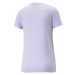 Puma ESS+ METALLIC LOGO TEE Dámske tričko, fialová, veľkosť
